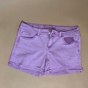 Purple shorts